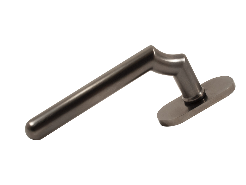 Maniglia per Finestra DK Virgola  Movimento 4 scatti Metallo Quadro d.7x42mm US-Super Antracite Satinato | Olivari - immagine 3